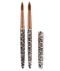 Professional Customized Hair Nylon/Kolinsky Silver Color Handle Liner Brush Nail Art Brush Nail Brushes