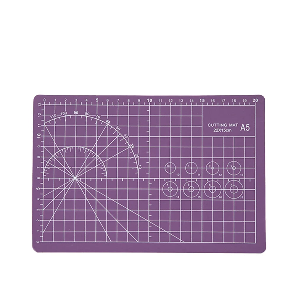 A5 Purple New Design Self Healing Sewing Cutting Mat Self Healing Rotating Cutting Mat Adhesive A4 Self Healing Cutting Mat