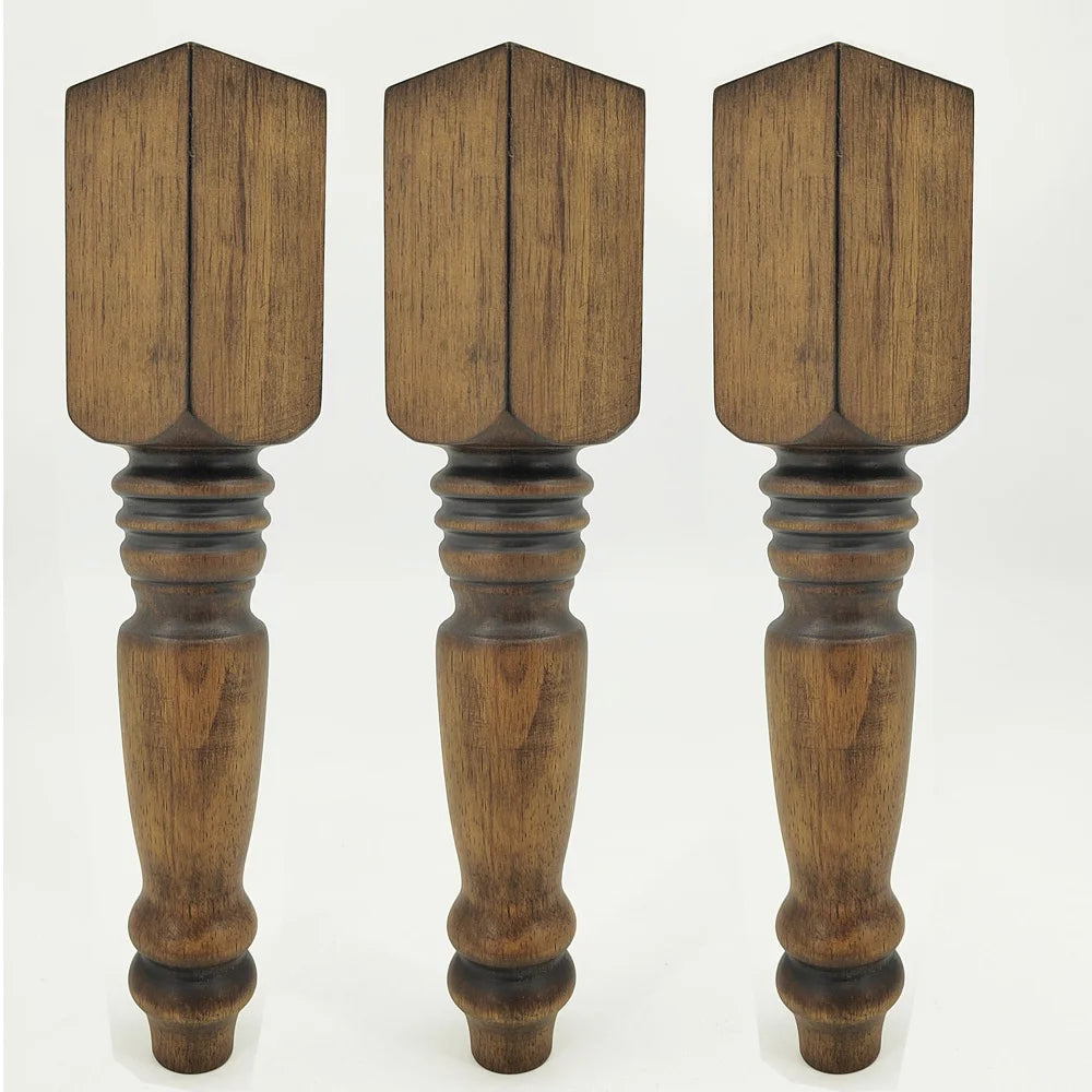 Wholesale Quality DIY Installation Wood Furniture Legs for Table Customism Wooden Coffee Table leg for Living Room