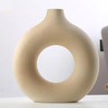 Modern Nordic Luxury Art Deco Flower Pot Handmade Ceramic Vase for Home Decoration Desktop Porcelain