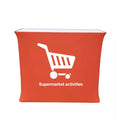Customized Logo Curved Pop-Up Promotion Table for Supermarket Use Advertising Player