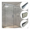 Aluminum Decorative Shower Screen Frame Glass groove Aluminum Profile Kit Factory Direct Sales with Customization Support