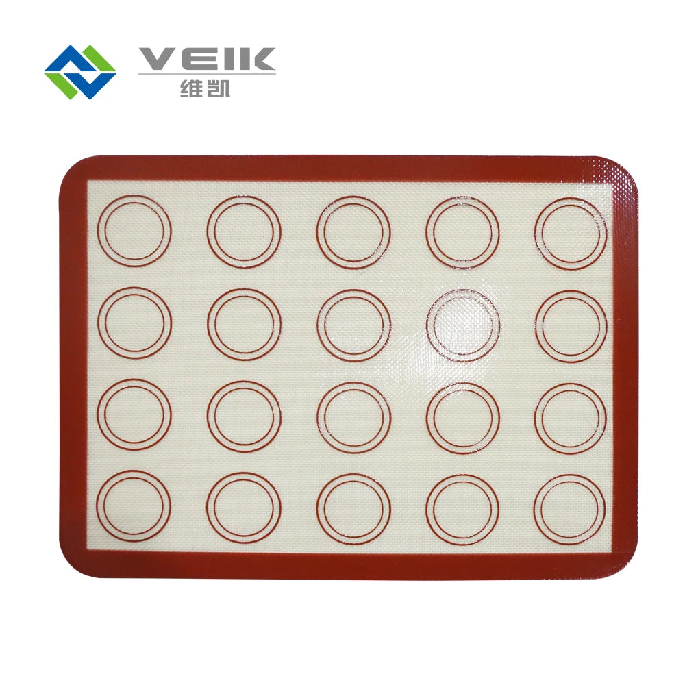 0.7 mm Thickness Silicone Baking Mat Macaroon Mat Easy to Clean and Eco-friendly for Baking Delicious Buscuits