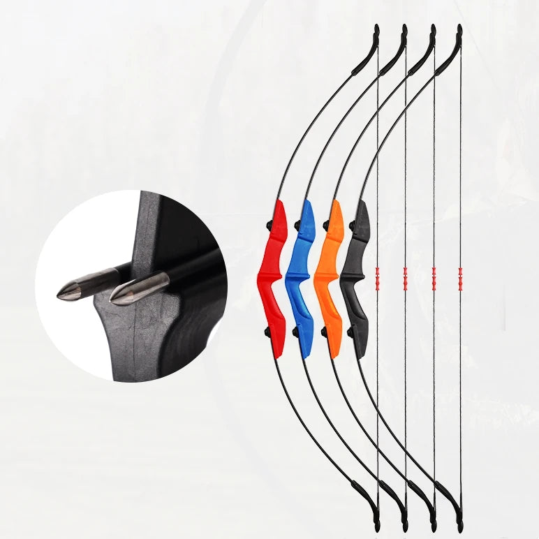 20/30/40 LBS Combat Archery Takedown Right-Left Handed Rubber Riser Lightweight Archery Tag Recurve Bow for Archery Tag Game