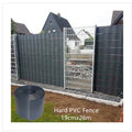 Easy Installation 19cm*26m PP Tape Waterproof  Privacy Hard PVC Strip Screen Fence for Garden Fence Decoration
