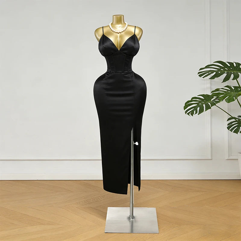Fashion Lady Display Customization Fiberglass Big Bust Hip Brazilian Female Curvy Women BBL Mannequin