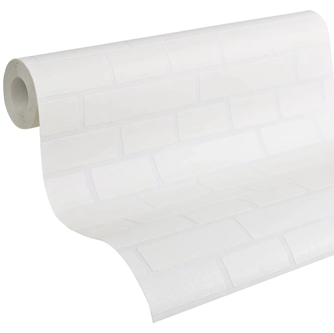 Germany Made Modern Coatable Non Woven Vinyl Wallpaper Rolls Stone Paintable White Highly Wash-Resistant Mold-Proof 1005x053m
