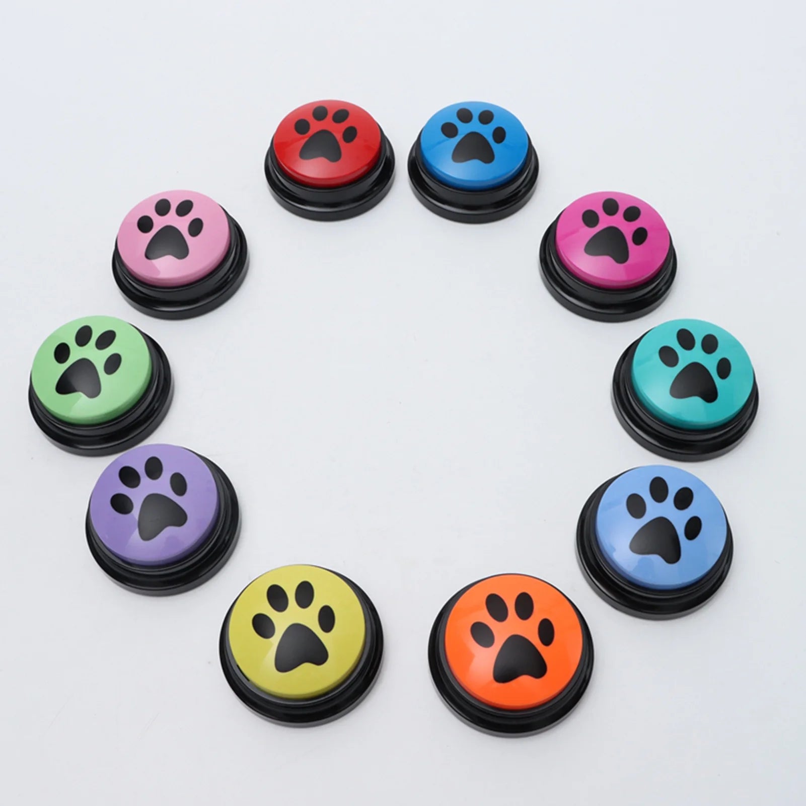 Interactive Easy to Use Recordable Pet Communication Voice Speaking Recording Message Training Tool Button for Pets