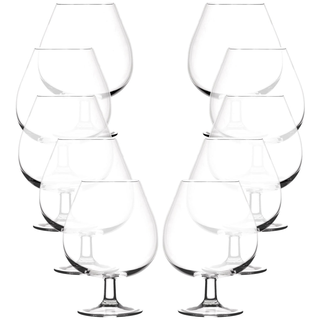 Set of 10 brandy glasses 67 cl crystal Barware Collection