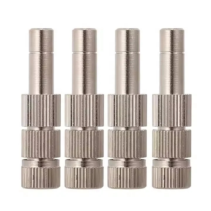 Brass 6mm Atomizing Nozzle with Filter Irrigtion Cooling Dust Removal Disinfection Misting Fog Nozzles