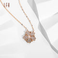 Wholesale Iflower Necklace Jewelry Zircon Gold Jewelry Real Saudi Gold Jewelry Pawnable 18k Gold Jewelry 18k Gold Au750