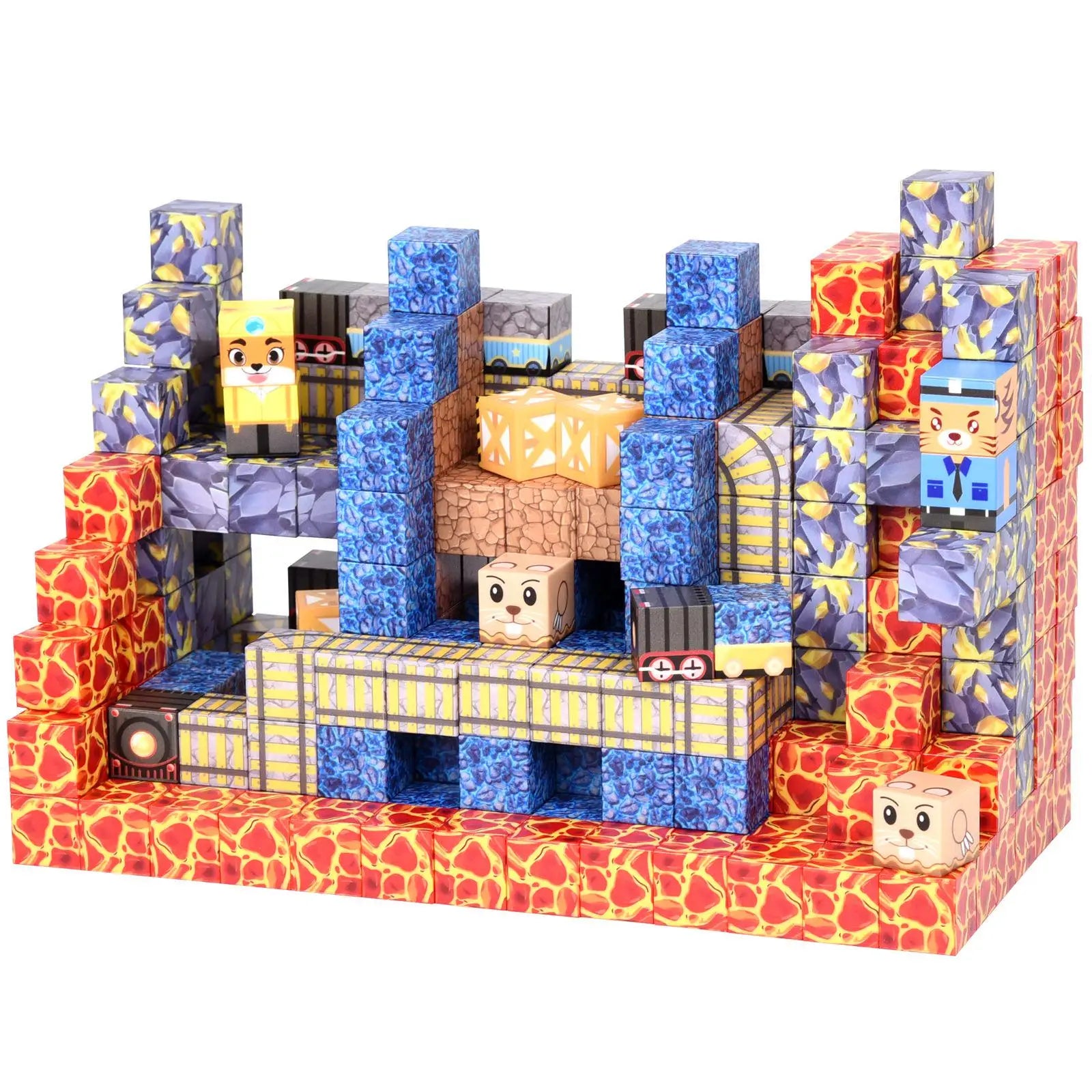 Hot Selling Build Magnet World Educational Toys Edition Magnet Cube Building Children Toys