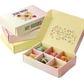 Factory Direct Christmas Box 12 Macarons Hotdog Bakery Paper Box Packaging Divider for Sushi for Cookies Other Treats Gift Idea MegaBDM