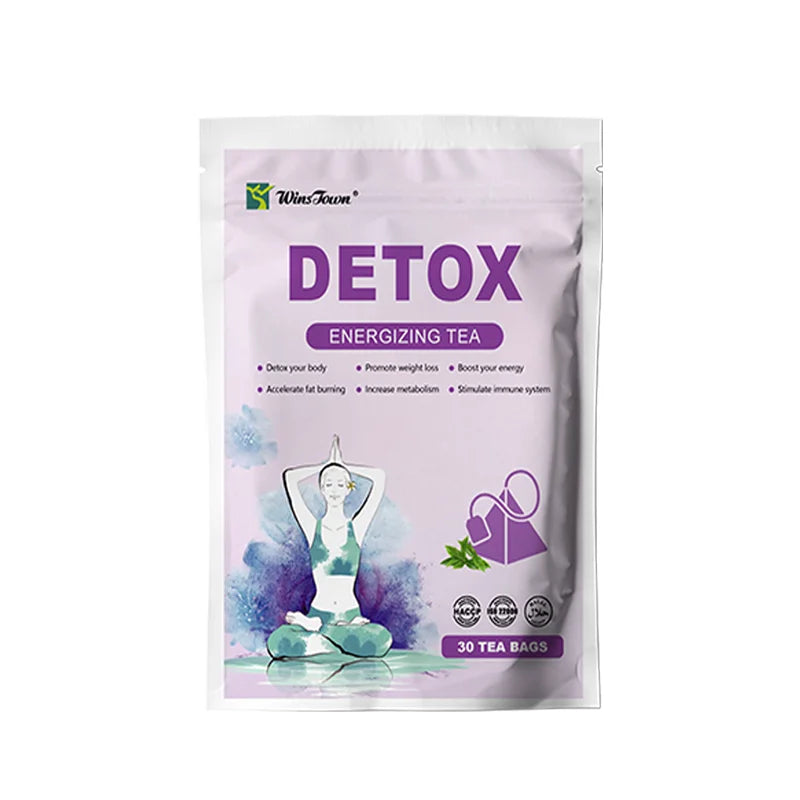 Hot Sale Detox Energizing Tea Bag Wholesale Winstown Organic Herbal Tea Natural Organic Herbs Tea Green Cleaning Organic Tea