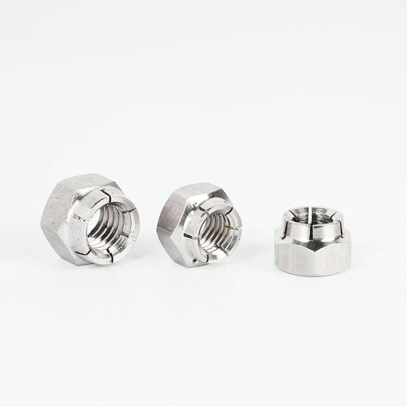 Attractive Price New Type Carbon Steel Aluminum Stainless Steel Flexloc Full Height Slotted Lock Nuts