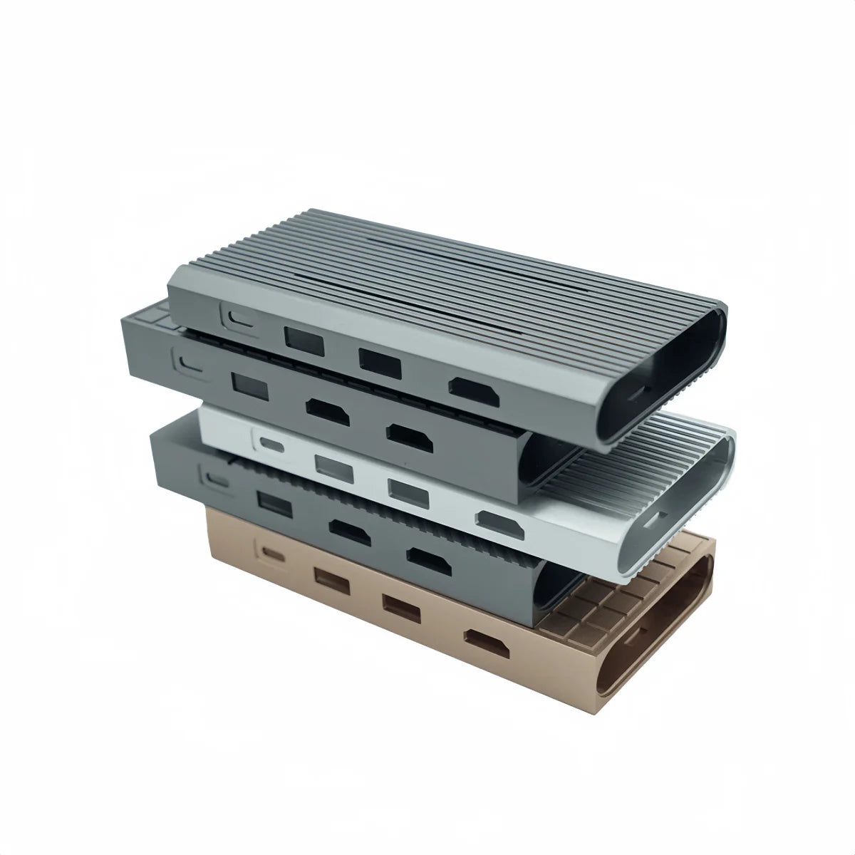Portable Phone Charger with Stainless Steel & Aluminum Alloy Shell CNC Milling & for Machined Features