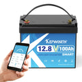 Lithium Ion Battery 12V 100Ah with Bluetooth Smart Lifepo4 Battery Pack Deep Cycle Battery Pack for Solar Energy Storage Systems