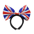 Novelty Netherlands National Flag Headpiece Patriotic Supporter Knot Headbands UK Patriotic Hairbands for Party Celebration