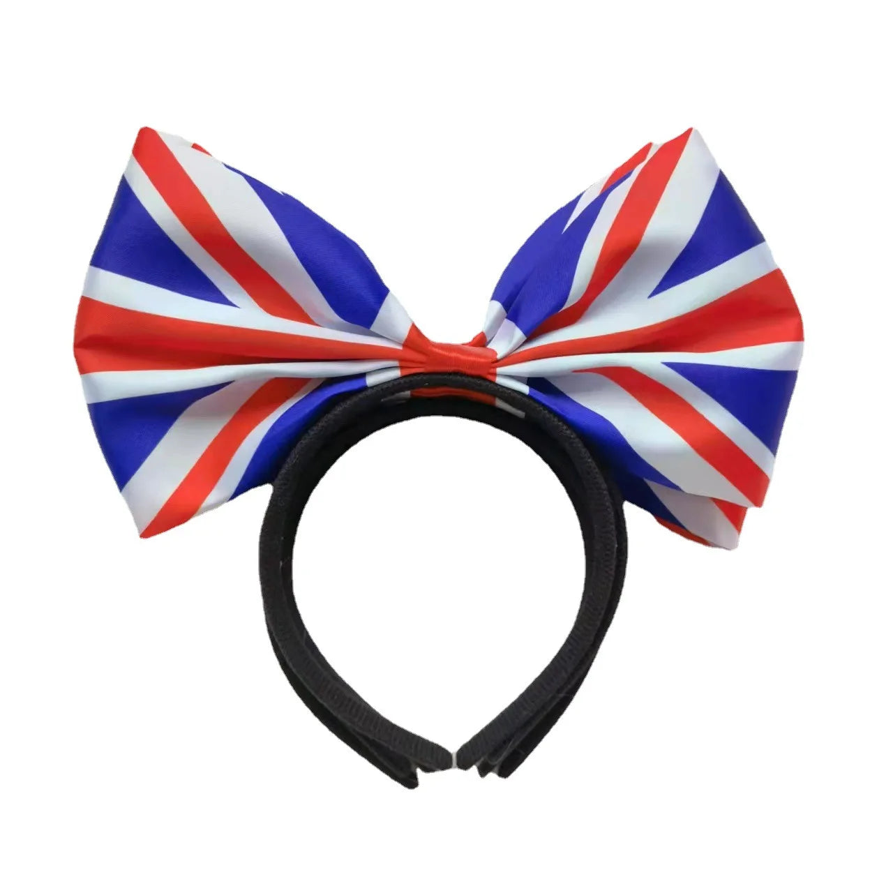 Novelty Netherlands National Flag Headpiece Patriotic Supporter Knot Headbands UK Patriotic Hairbands for Party Celebration