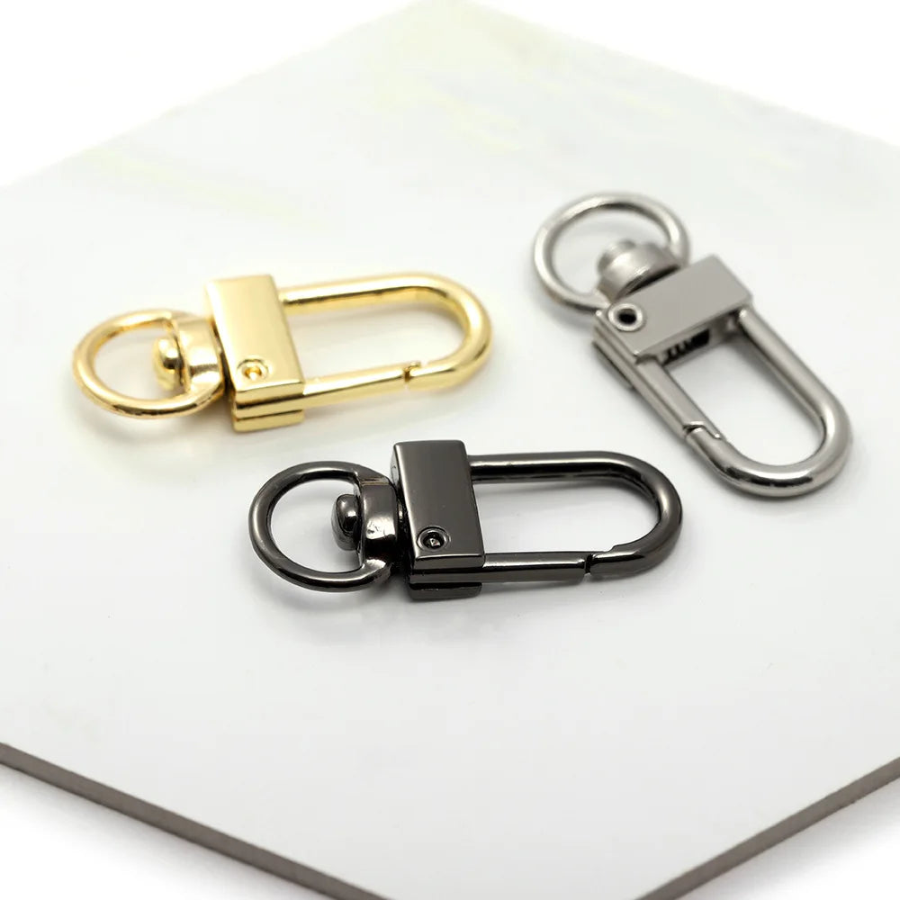 Lobster Metal Claw Clasps Swivel Lanyards Trigger Snap Hooks Strap Key Rings DIY Accessories Key Chains Connector Jewelry Making
