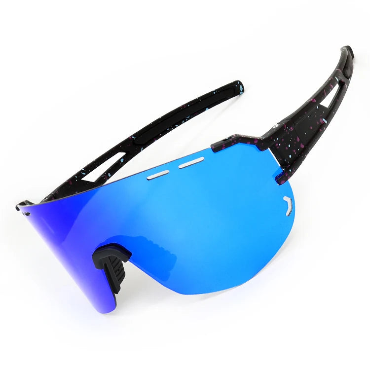 Sport Sunglasses Mirror Lens Polarized Anti-fog UV400 Protection Cycling Running Glasses OEM Outdoor Safety Eyewear Custom Logo