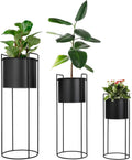 Modern Tall Tin Metal Lightweight Durable Plant Stand Detachable Flower Pots Indoor/Outdoor Floor Standing Planter Holder Home MegaBDM