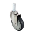 125mm Thermoplastic Swivel Casters for Office Warehouse Furniture Steel TPR Friction Ring Stem for Workshop Supermarket Use