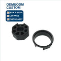 Wholesale Motorized Roller Curtain Accessories Suit 35mm Octagonal 40mm Venetian Tube Crown Adapter Home Use Plastic