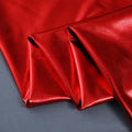 Hot Sale 4 Way Stretch Smooth Metallic Film PU Leather Silver Foil and Metallic Spandex Dance Swimwear Stain for Dress Fabric