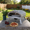 16 Inch Automatic Rotating Gas Pizza Oven Outdoor & Foldable - Easy to Move Powerful Firepower Knob Control High-Efficiency