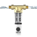 2025 New Arrivals Factory Wholesales Manual Water Filter System 40 Micros Stainless Steel Mesh Easy House Water Prefilter