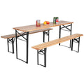 Wholesale Wood Events Folding Banquet Table and Chair Seat for Wedding Party Furniture for Rental
