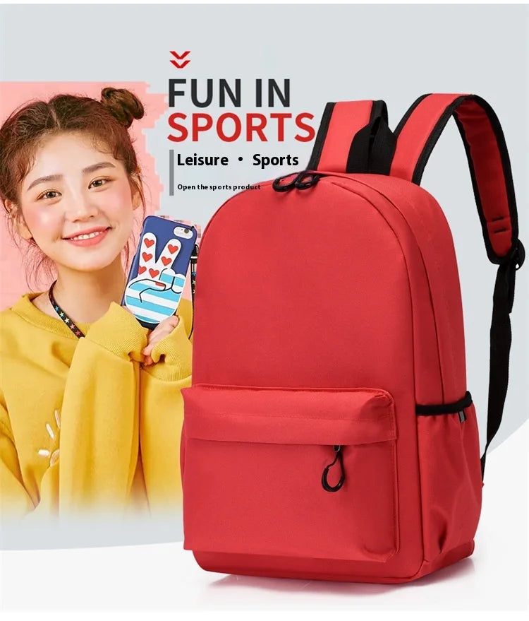 Fashion Waterproof Oxford Schoolbag for Primary Middle School Students Kindergarten Children Advertising Training Class Leisure