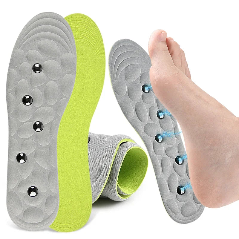 Magnetic Acupressure Massage Insoles -Reflexology Shoe Inserts for Foot Therapy Pain Relief & Comfort