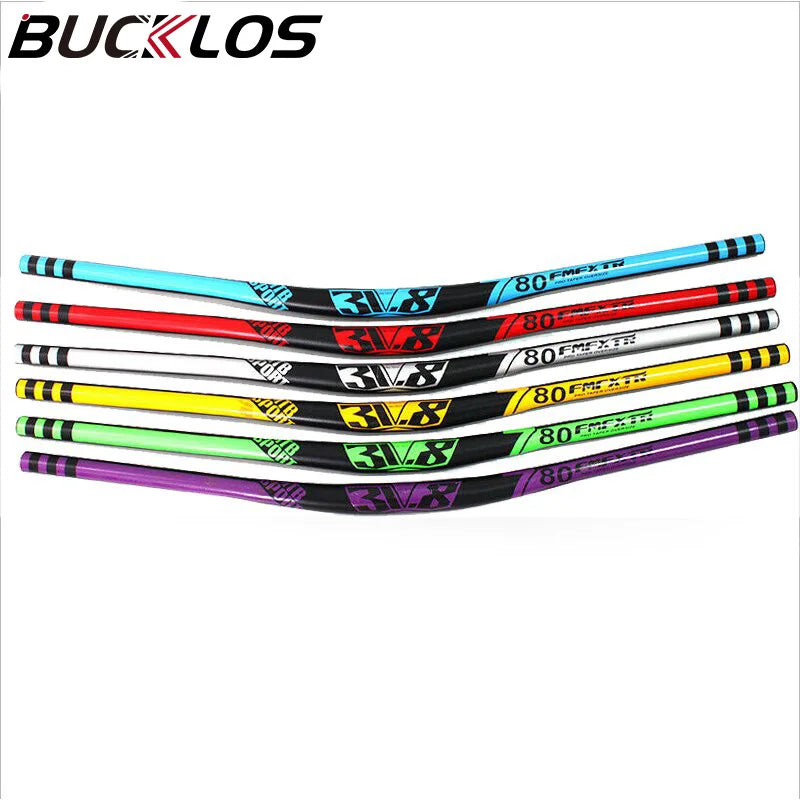 BUCKLOS OEM/ODM Manillar Mtb 31.8*780mm 10 Degree/Rise 18mm Aluminum Alloy Mountain Bike Handle Bar Bicycle Parts Handlebars