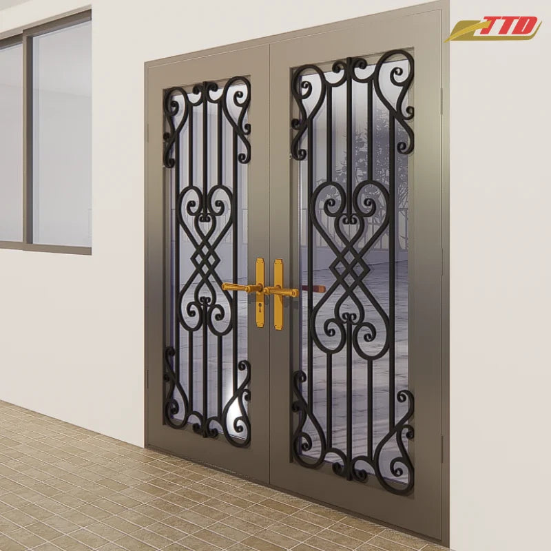 Modern Wrought Iron Front Doors and Gates  Sophisticated Designs That Combine Luxury Appeal with Maximum Durability