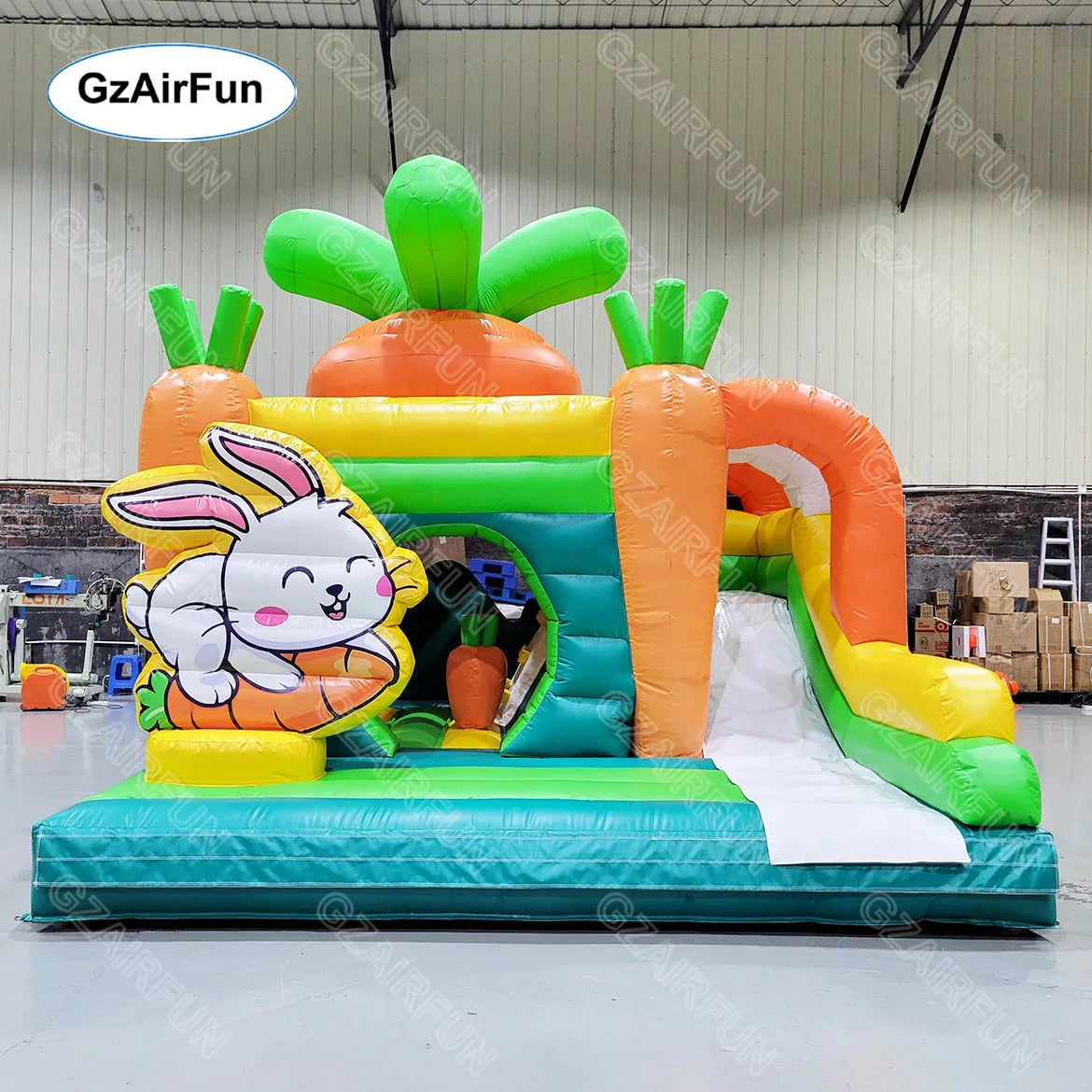 Customize Outdoor PVC Rabbit Inflatable Bounce House Slide Combo Party Toddler for Sale