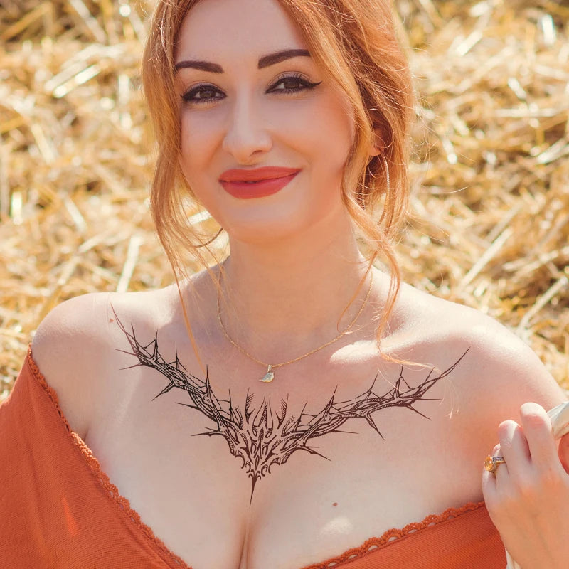 Environmentally Friendly Non-toxic Natural Plant Juice Semi-permanent Temporary Tattoo Sticker