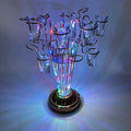 Rechargeable Colorful LED Shot Glass Tray Champagne Rack Holder Cocktail Glass Display Stand for Nightclub Wedding Party Bar
