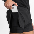 Summer Fitness Sports 5-Inch Shorts for Men Stretchy American Style Gym Bodybuilding Mesh Breathable Training Hot Pant