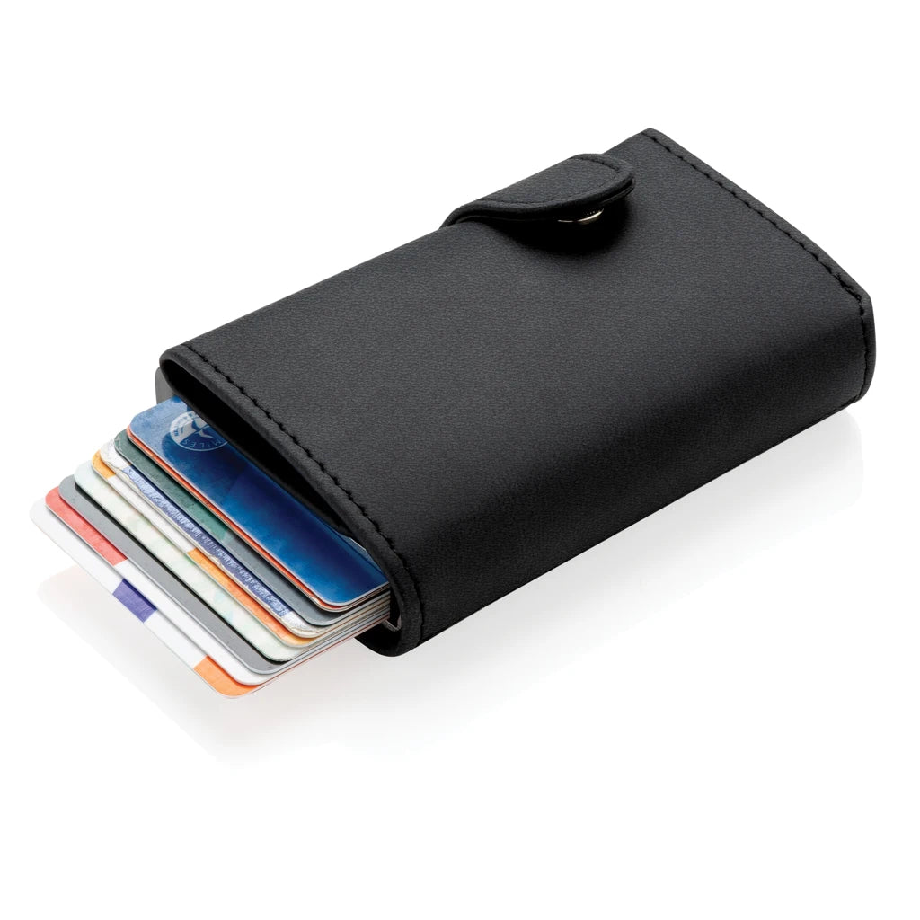 Standard RFID Card Holder with PU Wallet Aluminum Product