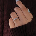 Custom Luxury Eternity Band Rings Women's Rose Gold 18K Gold Filled Sterling Silver Engagement Wedding IGI Certified Trendy