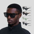 VSA25003 Custom Private Logo Square Sun Glasses Fashion Acetate Eyewear Polarized Men Sunglasses