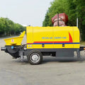 Construction Machinery Trailer Mounted Mobile Cement Concrete Pump 80m Concrete Pump
