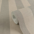 Made in Germany Modern Kitchen & Bathroom Wallpaper Rolls Stripes Grey Beige Non Woven Vinyl Highly Wash-Resistant 1005 X 053m