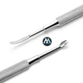 7 1 Multi-Function Stainless Steel Nail Care Tools Cuticle Pusher Nail Dirt Cleaner Double Headed Design Pry Cuticle Trimmer Box