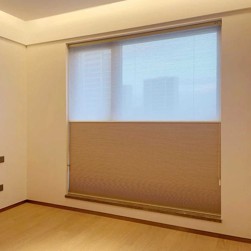 Day and Night Curtains for Hotel Use Easy Cleaning Insect-Resistant Blackout Insulation Door Window Screens Upper Lower Sides