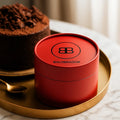 Custom High-End Red Biodegradable Cardboard Box Food Grade Baking Cake Cup Cylinder Packaging Luxury Kraft Paper Tube for Cake