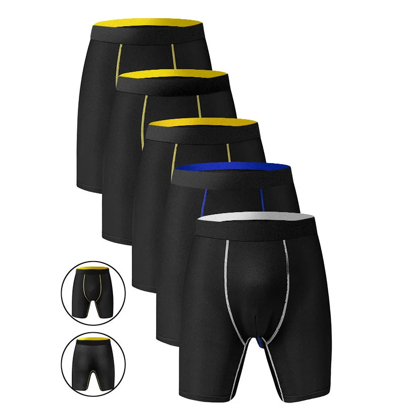Custom Breathable Boxer Solid Color Bamboo Trunks Underwear for Men Boxer Shorts
