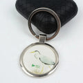 Custom Double Sided Printing Logo Epoxy Metal Keychain for Promotional